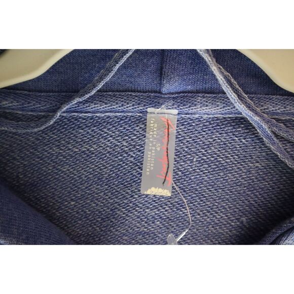 FP Movement OB2080058 Women's Sz S Blue Playbook Cropped Pullover Hoodie - Picture 3 of 11